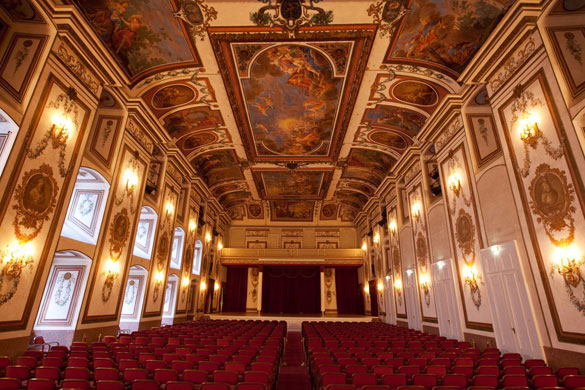 The main hall in the Eisenstadt palace