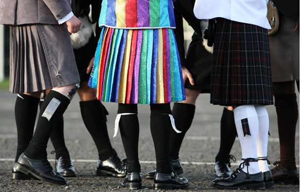 Gallery 24 hours in pictures: 24 hours in pictures: Joseph and the Amazing Technicolor Dreamcoat kilt