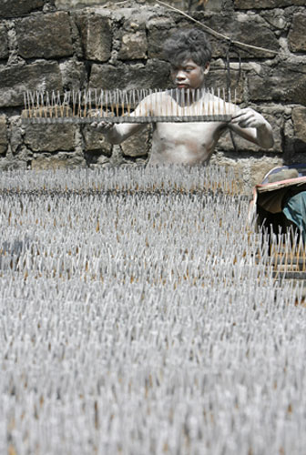 Gallery 24 hours in pictures: A firecracker factory in Bulacan province