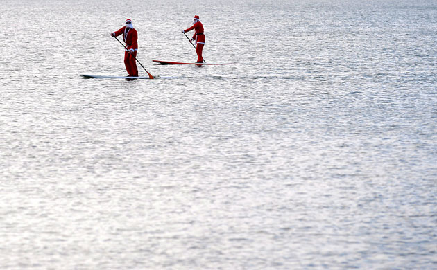 Gallery 24 hours in pictures: Annual Christmas Day swim in Brighton