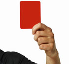 red card