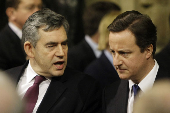 Gallery Queen's speech : Gordon Brown and David Cameron at State Opening of Parliament 
