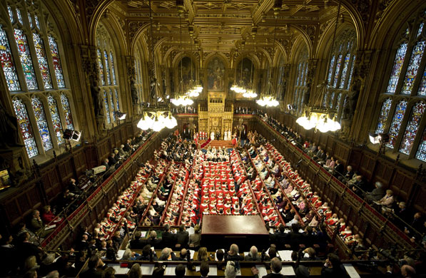Gallery State Opening:  Queen Elizabeth II delivers her speech