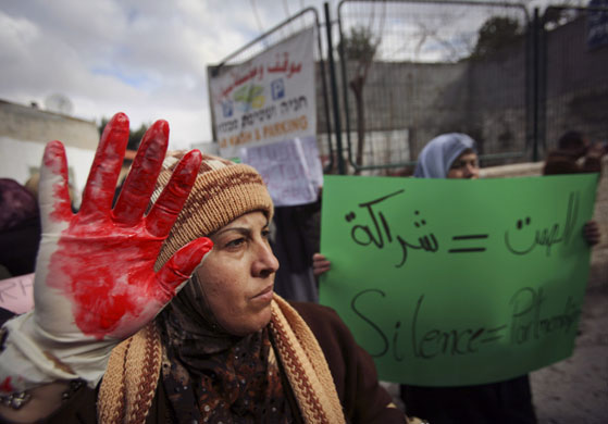 Gallery Israeli missile strikes: A protest against Israel's military operation in Gaza