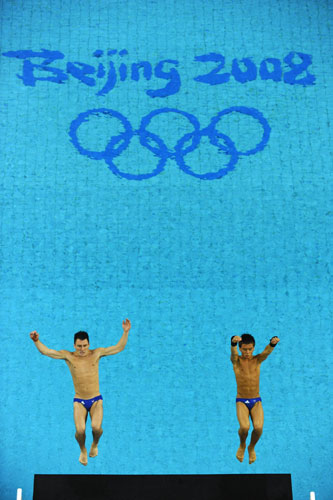Gallery Tisdall year: Blake Aldridge and Tom Daley competing in the men's 10m synchro diving fina