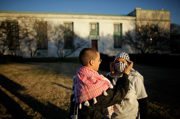 Gallery 31 December 2008: Rally At US State Dep't protests Israeli attack on Gaza