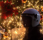 Riot police in Athens before Christmas
