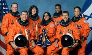 Ill-fated crew of space shuttle Columbia