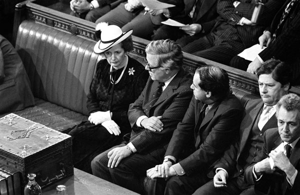 Gallery Hats: Mrs Thatcher and the Front Bench
