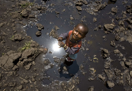 Gallery 24 hours in pictures: A child at a refugee camp in Democratic Republic of Congo