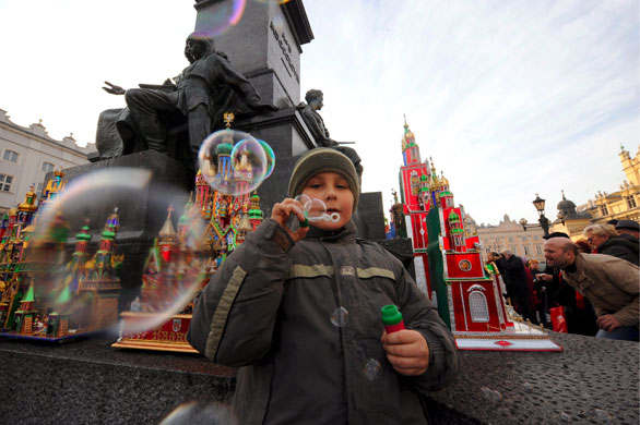 Gallery 24 hours in pictures: Nativity scenes in Krakow Poland