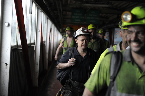 Gallery Daw Mill Colliery: Miners at Daw Mill Colliery