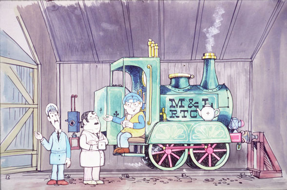 Gallery Oliver Postgate: Ivor the Engine drawing