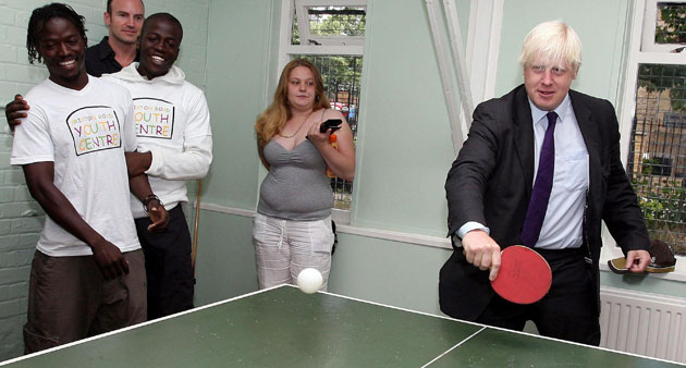 Gallery Boris Johnson: Boris Johnson plays table tennis