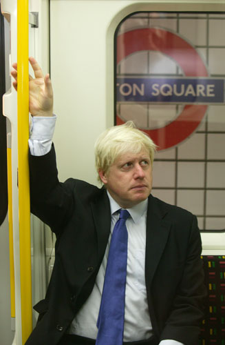 Gallery Boris Johnson: Boris Johnson on the underground