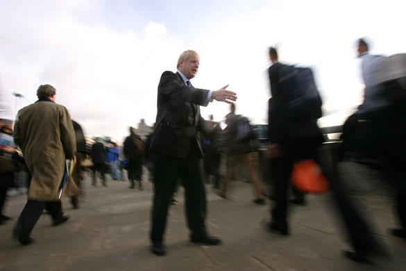 Gallery Boris Johnson: Boris Johnson on London Bridge