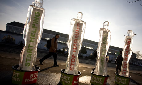 Delegates at the UN Climate Change Conference