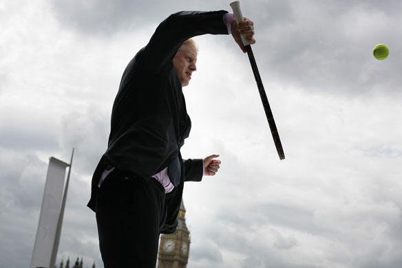 Gallery Boris Johnson: Boris Johnson plays tennis