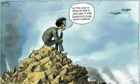Chris Riddell cartoon, 04.01.09