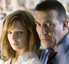 Kelly Reilly and Ciaran Hinds in ITV1's Above Suspicion.
