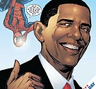 Barack Obama, comic, spider-man
