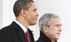 George Bush ja Barack Obama
