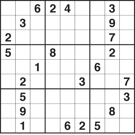 Easy Crossword on Printable Sudoku  Printable Easy Sudoku Puzzles