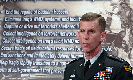 Lieutenant-General Stanley McChrystal is shown in this 2003 file photo