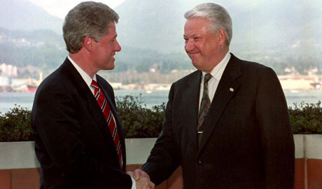 Clinton And Yeltsin