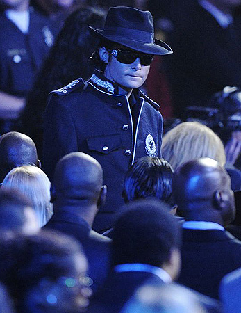 Former child star Corey Feldman arrives at Michael Jackson's memorial service