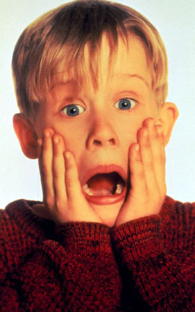 Macaulay Culkin in the 1990 film Home Alone