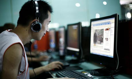 Customers surf the web at an internet cafe in Beijing. Icann, the body that oversees web addresses, has ended its agreement with the US.