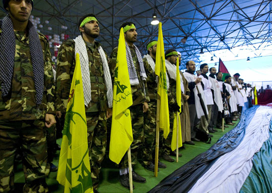 Gallery Gaza update 010109: Iranian hardline students attend a rally
