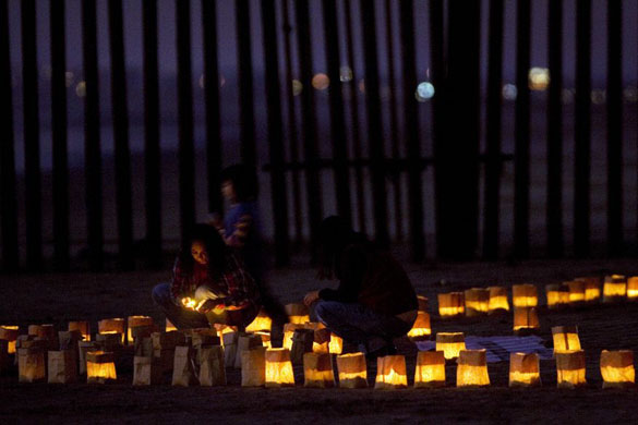 Gallery 11 January 2009: Tijuana, Mexico: Residents demonstrate against Israel's military strikes