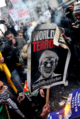 Gallery Gaza protests: Protestors in London demonstrate against Gaza siege