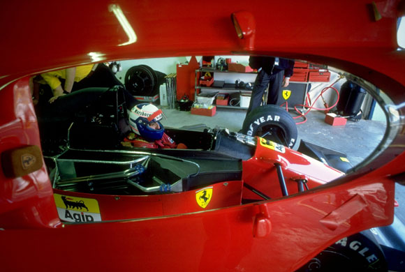 Gallery Ferrari: View of Alain Prost