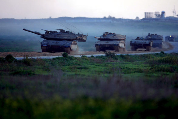 Gallery Gaza: Israeli reserve soldiers enter Gaza