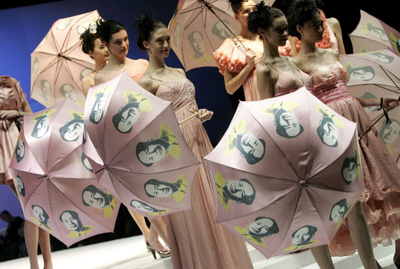 Gallery 14 January 2009: Models wear creations by Angel T on the third day of Hong Kong Fashion Week