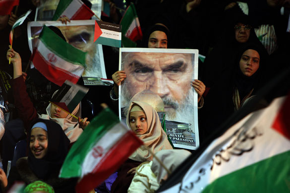 Gallery 14 January 2009: Anti Israeli protest in Tehran