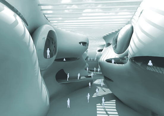 Future Systems' image for Tate Modern to support the London Olympics bid