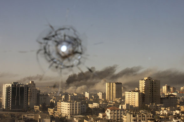 Gallery 24 hours in pictures : Associated Press office in Gaza city