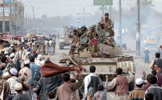 Gallery President George W Bush: Northern Alliance Taking Kabul From The Taliban