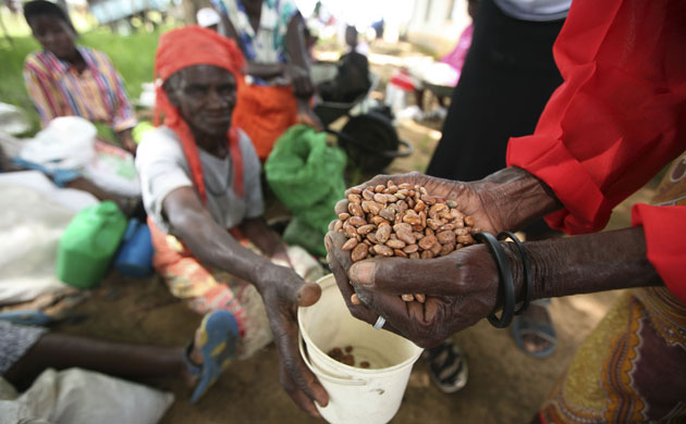 Gallery 24 hours in pictures: Village women receive aid from the charity organisation