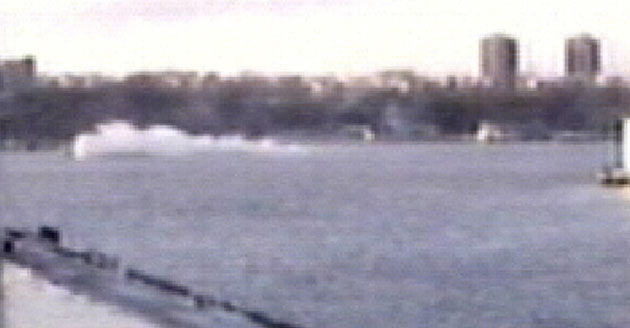 Gallery US Airways plane crash: Security video footage of the plane hitting the water