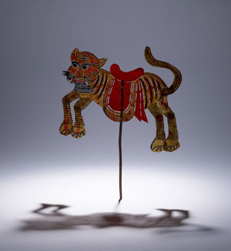 China: Journey to the East - shadow puppet tiger