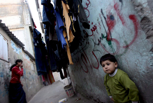 Gallery Gaza then and now: Jabalia refugee camp, Palestinian refugee children