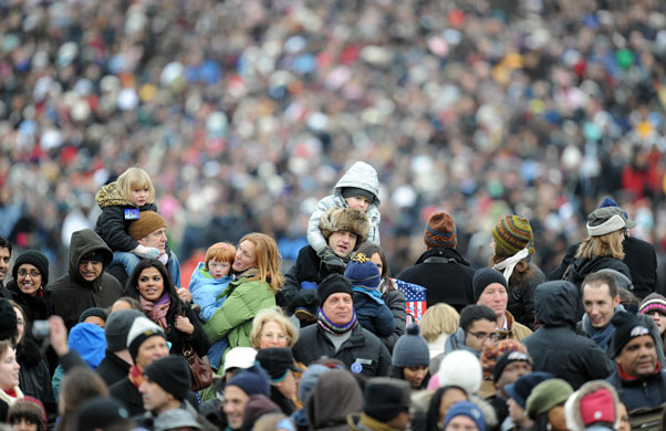 Gallery 20 January 2009: Washington, US: Crowds enjoy the 'We Are One