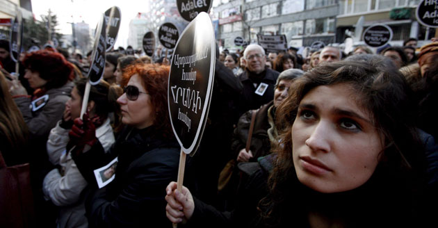 Gallery 20 January 2009: Anniversary of the killing of Hrant Dink