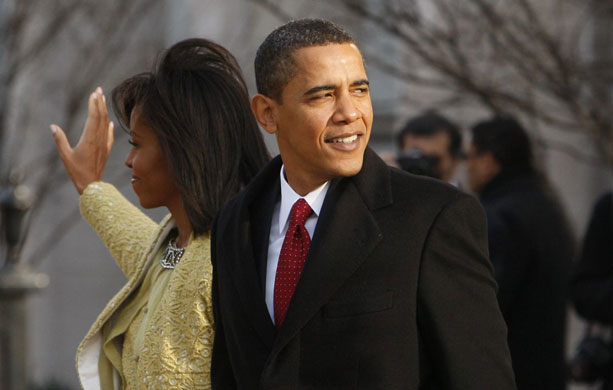 Gallery Obama Inauguration Day: Barack Obama, Michelle Obama