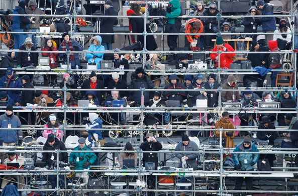 Gallery Inauguration Day crowds: Crowds of media prepare to cover the inauguration of Barack Obama